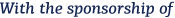 con il patrocinio di