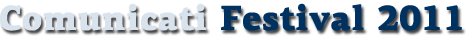 Comunicati Festival 2011