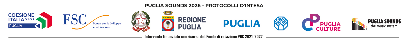 PUGLIA SOUNDS 2026 - PROTOCOLLI D'INTESA